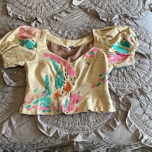 Anthropologie crop top